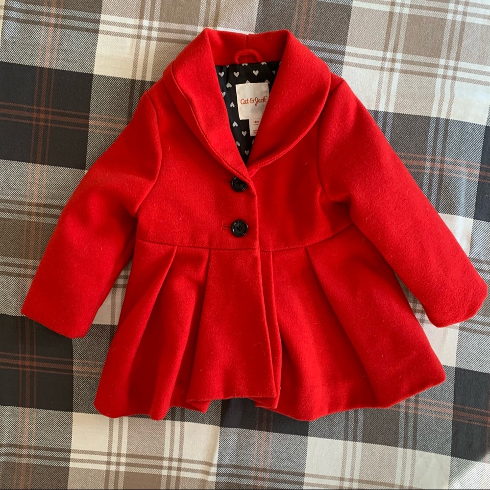 Cat & Jack Dress Pea Coat 18 months